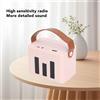 Gistuch Altoparlante microfono Bluetooth, luce LED, mini dispositivo karaoke portatile con per partito