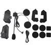 Gistuch Casco da moto Y10 nero con auricolari Bluetooth: sicuro, stabile, con cuffie dotate di interfono bidirezionale dall'audio cristallino