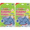 La Briantina Panno Pulizia Magic per Bagni e Sanitari, in Microfibra, Tessitura 3D Extra-Pulente, Riutilizzabile, 40x40 cm. (Confezione da 2)