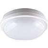 Beghelli Plafoniera GeoLED Tonda, 20W, Policarbonato, Diametro 22 cm, per Locali Secondari, Uso Interno/Esterno