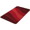 Kleine Wolke Meusch Ocean 2322468549 - Tappetino da Bagno, 80 x 150 cm, Colore: Rosso Granata