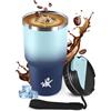 JAPORIA Termo 600ml, Termo in Acciaio Inossidabile con Doppia Pared Aislante, Riutilizzabile, Privo di BPA, Tazza Termica Portatile a Doppia Pared con Coperchio, per Ciclismo, Ufficio, Caffè