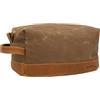 Gusti Leder Gusti Beauty case Myra Nécessaire da viaggio con Materiale interno impermeabile Tela Marrone