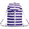 Invicta Zaino Minisac Next, Viola, Richiudibile e Tascabile, Viaggio e Tempo Libero, Zainetto Uomo Donna a Righe, Packable