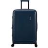 American Tourister Trolley Rigido Medio espandibile, con 4 ruote girevoli e chiusura integrata con combinazione a 3 cifre con funzione TSA. Dispone di un ampio scomparto principale, cinghie elastich