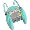 Zhongkaihua Miku - Cuscino in peluche a forma di anime, grazioso e spazioso, 31x31 cm, borsa per cosplay e fan, regalo perfetto