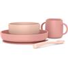 Suavinex Set svezzamento silicone +6m rosa - suavinex
