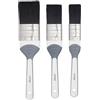 Harris Seriously Good - Set di 3 pennelli piatti lucidi, 2,5 cm, 3,8 cm, 5,1 cm, angolati
