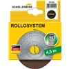 Schellenberg 44104 Cintino avvolgibili 14 mm x 4,5 m-Sistema Mini, Cinghia tapparella Marrone