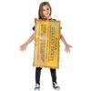 Rubie's Rubies Costume ufficiale Willy Wonka e The Chocolate Factory Golden Ticket, unisex, taglia M, età 5-8 anni, Halloween