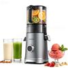 YASHE Estrattore di Succo a Freddo 600W, Bocca Extra Large 152 mm per Frutta e Verdura Intera, 3-in-1 per Succo, Sorbet e Latte Vegetale, Funzione Inversa, Senza BPA, Lavabile in Lavastoviglie