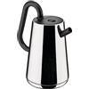 Alessi Toru NE01 B - Bollitore Elettrico di Design, in Acciaio Inossidabile 18/10 e in Resina Termoplastica, Presa Europea, 2400 W, 170 cl, Nero