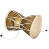 The Great Indian Bazaar Set di strumenti a percussione a percussione a tamburo a mano da 10,2 cm, in legno e pelle, stile classico indiano folk Dumroo Damroo Damaru