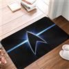 NONE Star Treks Tappetini per porte anteriori da pavimento Tappetini per interni Serie TV di fantascienza Bagno Cucina Zerbino Tappeto da giardino