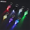 Alonefire Mini LED Portachiavi luce Multicolor Cool Arcobaleno Bianco Rosso Giallo Verde Blu Viola Lampada portachiavi Torcia portatile per scale di backup