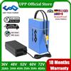 UNITPACKPOWER Batteria EScooter Ebike 36V 48V 52V 60V 72V 40Ah 25Ah 20Ah Batterie al litio impermeabili 250W-3000W Moto/Triste/Bicicletta