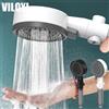 VILOYI 10 modalità di spruzzo Soffione doccia filtrato Soffione doccia portatile ad alta pressione Risparmio idrico Resistenza alla caduta Ugello doccia bagno