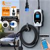 feyree EVSE Wallbox Type2 EV Caricabatterie 7KW 32A 1P APP di ricarica rapida Controllo Wi-Fi Impostazione corrente e tempo di ricarica per auto elettrica
