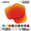 Firtox Sostituzione lenti polarizzate Firtox True UV400 per occhiali da sole Oakley Sliver XL OO9341 / Sliver XL Asian Fit OO9346 (solo lenti)