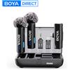 BOYA BOYALINK 2 Microfono lavalier wireless per iPhone Android Fotocamere DSLR Smartphone Gaming Youtube Registrazione video Streaming
