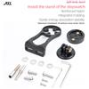 NONE Staffa M25 Supporto per computer GPS per bicicletta Supporto per luci per bici Accessori per biciclette Faro universale adatto per Garmin XOSS
