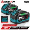 ONEVAN Batteria al Litio Ricaricabile 225000mAh con Indicatore di Capacità 150000mAh, Utensile Elettrico per Trapano e Avvitatore, Compatibile con Batterie Makita 18V