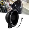 NONE 5.75 ''Fari per moto Alloggiamento Secchio Luce a led Shell Cover Staffa di montaggio per faro Accessori moto neri
