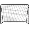 SONGMICS Porta da Calcio per Bambini, Rete da Calcio, Montaggio Rapido, per Giardino, Patio, Parco, Spiaggia, Tubi in Ferro, 300 x 120 x 205 cm, Rete in PE