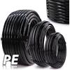 RBCFHI 10-50m OD-6/8/12mm Tubo da giardino in PE nero Tubo per irrigazione a prova di pressione 1/4 "3/8" Sistema di tubi per irrigazione agricola per frutteto da prato
