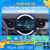 NONE Autoradio Android 16 per BMW Mini Cooper R56 R60 R51 2006 - 2015 GPS Carplay Navigazione Stereo Auto DSP BT DVD Lettore Multimediale
