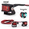 MIBIDAO 12mm/18mm Quadrato Led Bianco/Rosso/Arancio Luci Faretti Faro Fanale Posteriore per 1/10 RC Auto TRX4 Axial SCX10