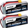 HRB 3S 11.1V 5000mah RC Lipo Batteria 120C Con Connettore XT60 per 1/10 1/12 RC Auto Camion RC Aereo RC Barca Auto Batteria