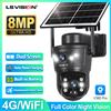 LS VISION 4G / WiFi Telecamera solare Doppia lente Esterna 8MP 4K Batteria a bassa potenza Telecamera IP PIR Visione notturna V380 Pro CCTV Sicurezza