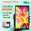 Teclast T50 Mini Tablet Android 15 da 8,7" IPS 120Hz G99 8 core Max 20 GB (8 GB + 12 GB di espansione) RAM 128 GB ROM Dual 4G LTE Type-C GPS