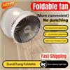 XMSJ Ventilatore portatile multifunzionale ricaricabile da 5000 mAh 3IN1 da parete 90 ° Ventilatore pieghevole 4 marce con luce notturna calda Nuovo 2025