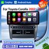 NONE 12.3 pollici Per Toyota Corolla 2007 - 2013 Android 15 8-Core 12G + 256G Lettore multimediale per auto Ricevitore stereo Radio GPS 4G WIFI QLED