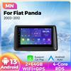 navifly Autoradio Android 2 din Per Fiat Panda 2003-2012 Lettore multimediale Car-Play integrato + Supporto radio FM automatica DAB + telecamera posteriore TPMS