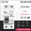 GEYA GYL9 Interruttore Differenziale Magnetotermico Tipo B RCCB DC ELCB 2P 4P 40A 63A 30mA 100mA 300mA Tipo B RCD Protezione da Dispersione 6KA