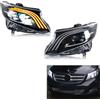 xunder Fari a LED per Mercedes Benz Vito Metris 2016-2023 Proiettore di indicatori di direzione sequenziali Lampade anteriori Coppia di gruppi