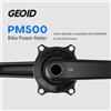 GEOID PM500 Misuratore di potenza 110BCD Manovella a 4 bulloni Mandrino da 24 mm ANT + Bluetooth Misuratore di potenza per bici da strada per Shimano