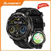 KOSPET Tank T4 Smartwatch robusto da uomo con archiviazione da 32 GB GPS Mappe offline 10 ATM Frequenza cardiaca impermeabile Immersioni Sci Escursionismo