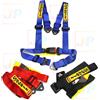 SABELT Universal 2" Car Seat Belt - JDM Sabelt Racing 4-Point Snap-In Safety Harness,Drifting Style Bolt Mounting, Interior Accessory