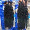 BEAUMIKALA Pacchetti di capelli umani ricci crespi Beaumikala da 24, 26, 28 e 30 pollici, Pacchetti di capelli ricci Jerry, Extension per capelli ricci peruviani, Pacchetti di capelli intrecciati da cucire