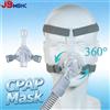 JBMBHC Maschera nasale CPAP anti-russamento di ricambio con fascia per la testa, maschera nasale riutilizzabile in silicone morbido, maschera CPAP integrale con fascia per la testa