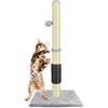 NONE Tiragraffi per gatti, in canapa, con piattaforma girevole ad alta densità, giocattolo tiragraffi, accessori per animali domestici, struttura per arrampicata 40cm/80cm