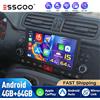 ESSGOO Autoradio ESSGOO 4+64G per Fiat Panda 2013-2020, Lettore Multimediale CarPlay, Stereo, Android Auto, GPS, RDS, NAV, WiFi, BT, DAB+, Telecamera