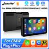 jansite Navigatore GPS Wireless CarPlay Android Auto da 5 pollici per moto BMW, compatibile con BMW R1200GS R1250GS F800 F900 S1000XR, per Wonder Wheel