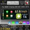 NONE Autoradio multimediale Android 14 da 12,8 pollici 2400*900 per BMW Serie 5 E60 E61 E63 E64 Serie 3 E90 E91 E92 E93 CCC CIC DSP Carplay