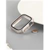 RMUTANE Protezione Schermo per Apple Watch 46mm 42mm 45/40/44/41mm Serie 11 10 9 8 7 6 5 SE, Custodia Antiurto in PC con Vetro Temperato