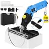 Kit Taglierina Elettrica a Caldo Regolabile da 200W per Schiuma, con 3 Lame, Base Scanalata, Doppia Ventola di Raffreddamento, Strumento di Taglio a Caldo per Schiuma, Spugna, Pannelli KT, Tessuto,